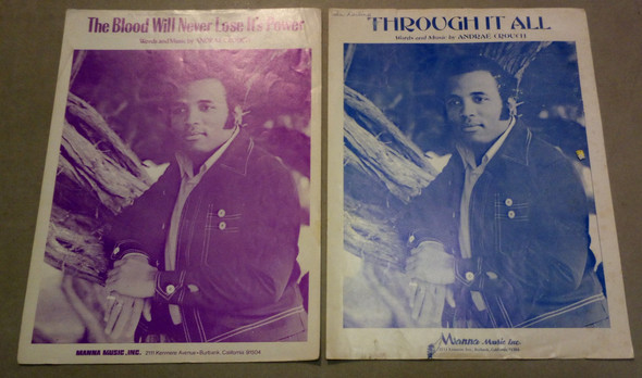 A Lot of 2 of Andre Crouch "The Blood" and "Thought it All" from Manna Music