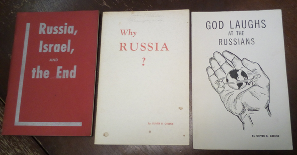 Lot of Gospel Booklets Russia, Israel, and the End, Why Russia? by Oliver B. Greene