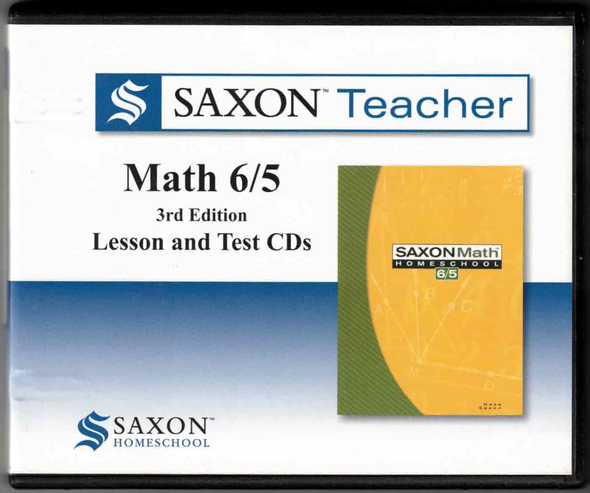 Saxon Math 6/5 Homeschool Saxon Teacher CD ROM 3rd Edition