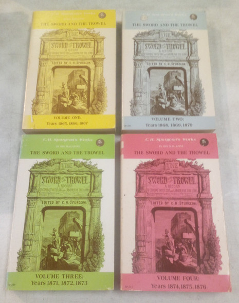 The Sword and the Trowel (4 Volume Set) Volumes I-IV Years 1865-1876 C. H. Spurgeon