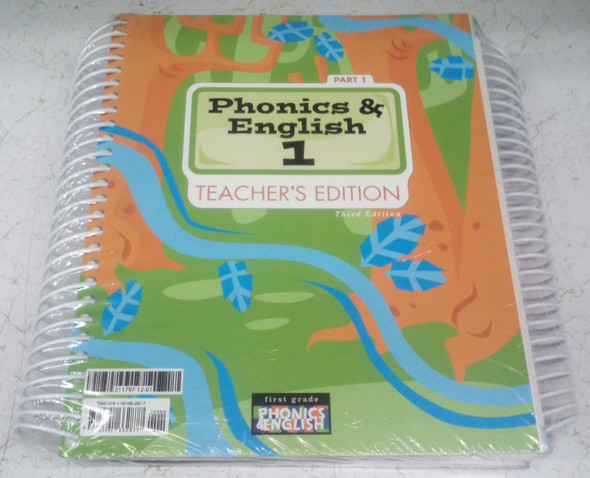 Phonics & English 1 Teacher's Edition  (Third Edition) (2-Volume Set)  BJU Press