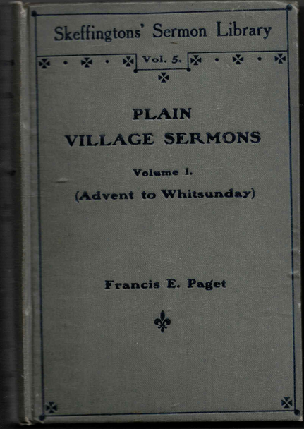Plain Village Sermons by Francis E. Paget
