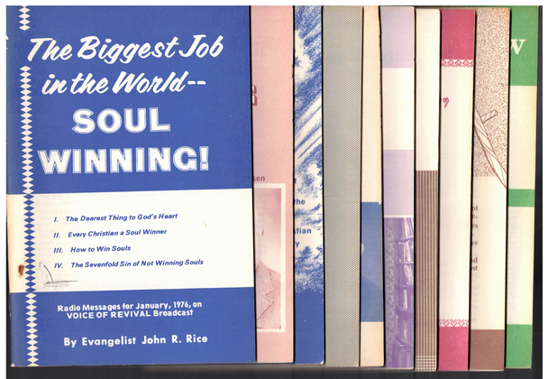 Lot 1976 Voice of Revival Broadcast Messages by Evangelist John R. Rice