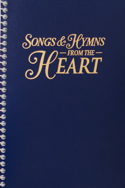 Songs & Hymns from the Heart (Navy Spiral)