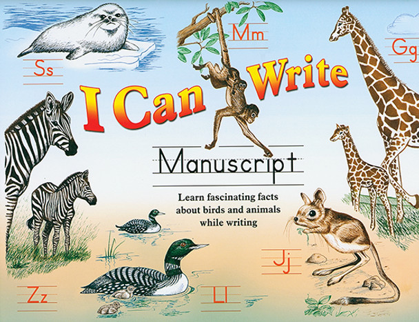 I Can Write Manuscript - Penmanship Book