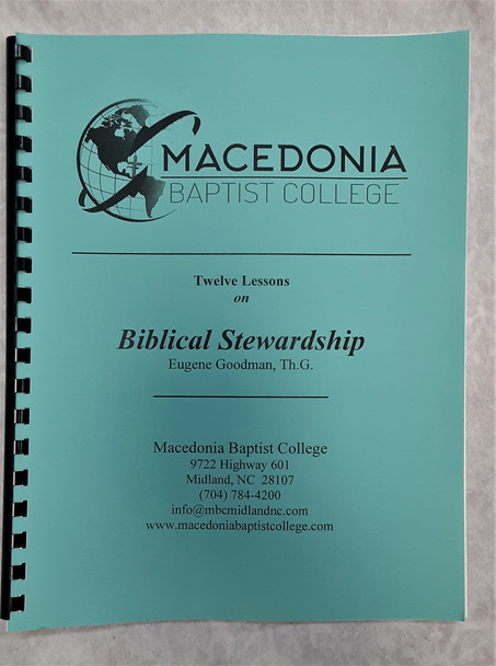 Biblical Stewardship: Study Guide