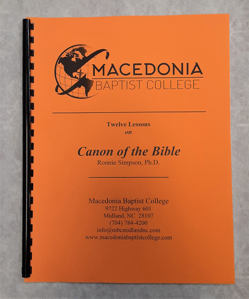 Canon of the KJV Bible: Study Guide