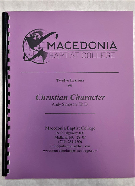 Christian Character: Study Guide