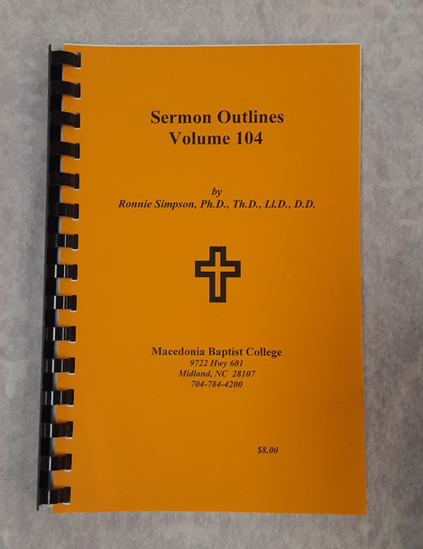 Sermon Outlines 104