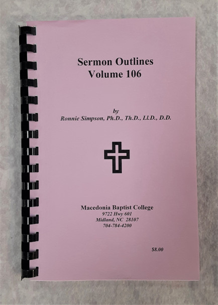 Sermon Outlines 106