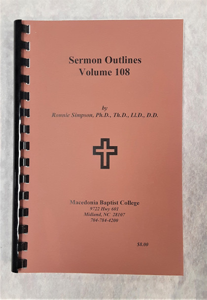 Sermon Outlines 108