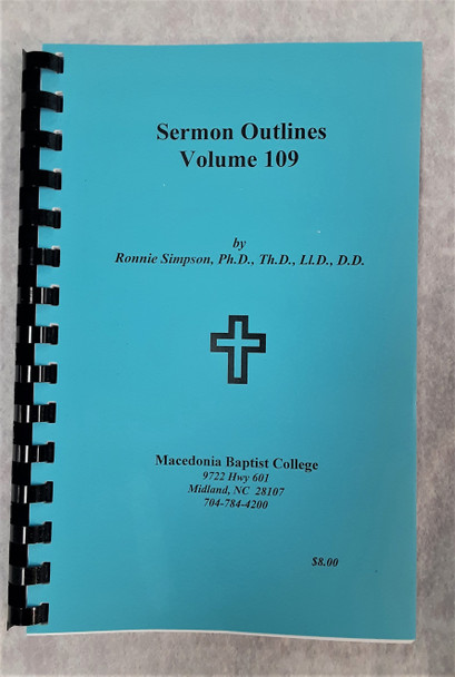 Sermon Outlines 109