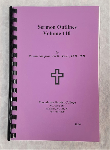 Sermon Outlines 110