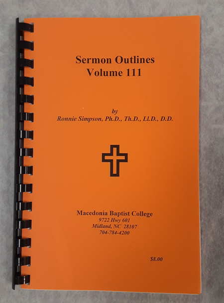 Sermon Outlines 111