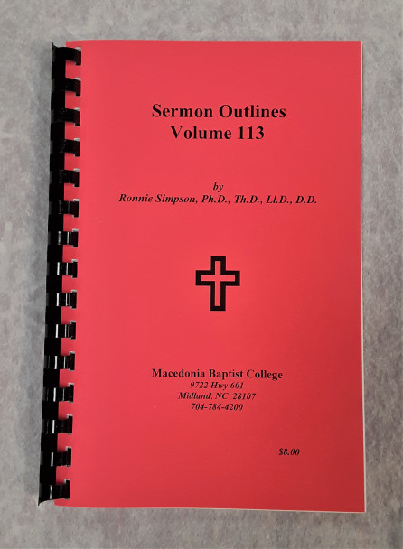 Sermon Outlines 113