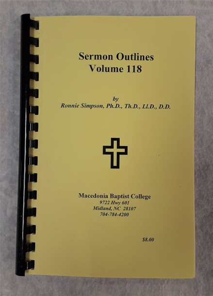 Sermon Outlines 118