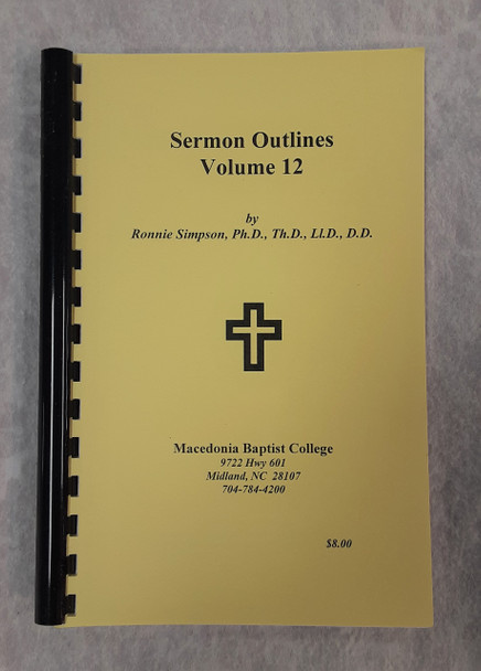 Sermon Outlines 12