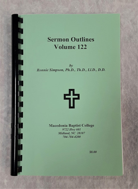 Sermon Outlines 122