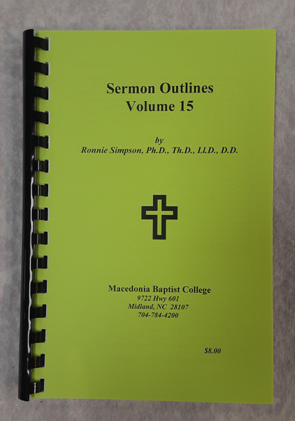 Sermon Outlines 15