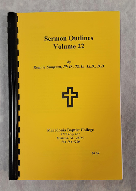 Sermon Outlines 22