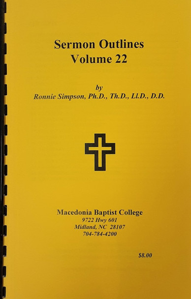 Sermon Outlines 22