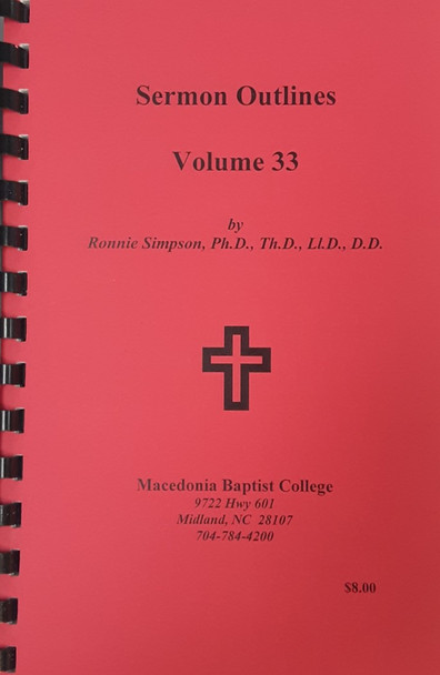 Sermon Outlines 33