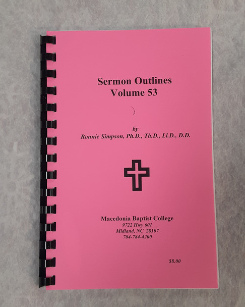 Sermon Outlines 53