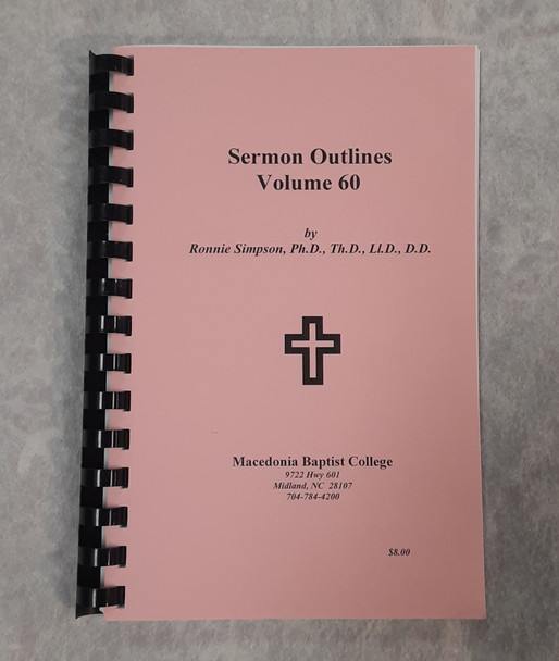 Sermon Outlines 60