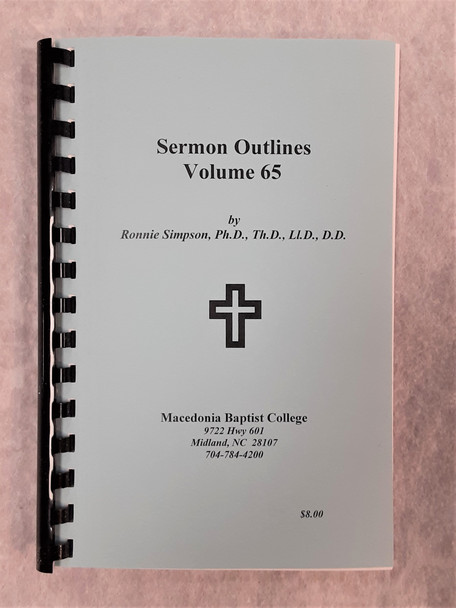 Sermon Outlines 65