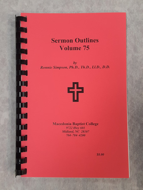 Sermon Outlines 75