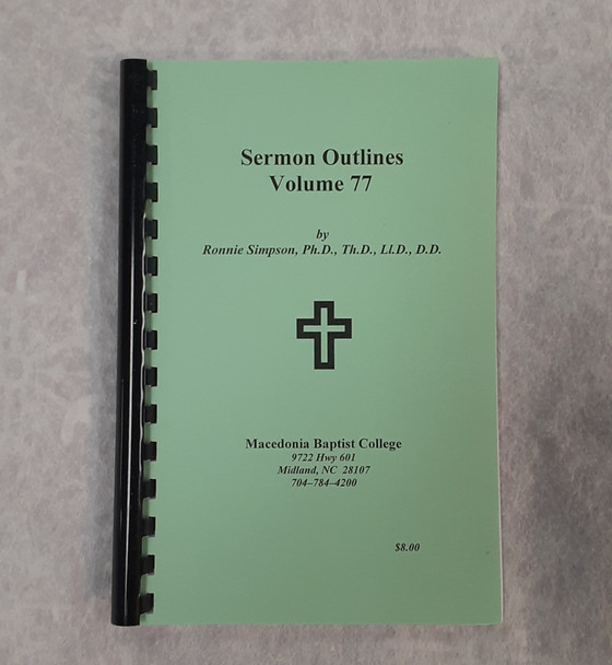 Sermon Outlines 77