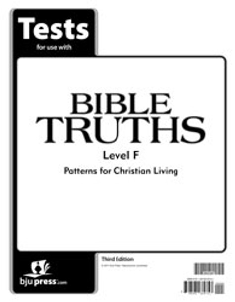 Bible Truths: Level F - Tests (3rd Edition)