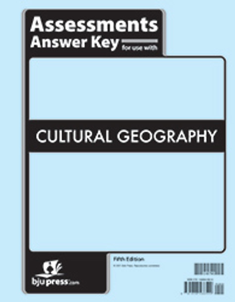 Cultural Geography - Assessments Answer Key (5th Edition)