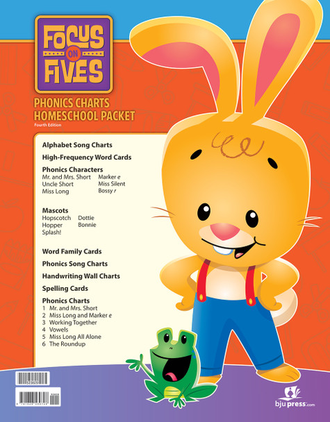 Focus on Fives - Phonics Charts Homeschool Packet (4th Edition)
