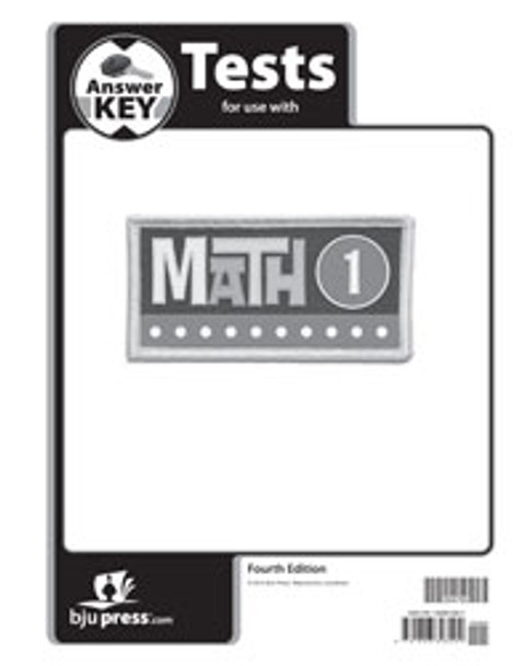 Math 1 - Tests Answer Key (4th Edition)
