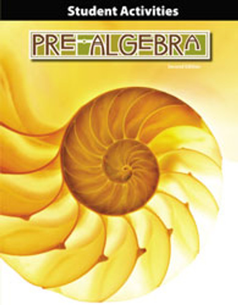 Pre-Algebra - Student Activities (2nd Edition)