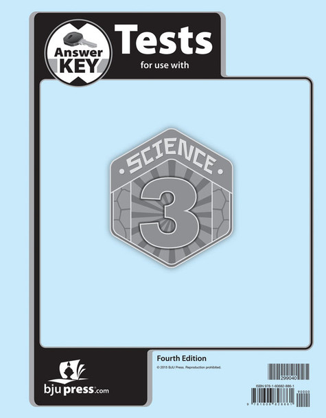 Science 3 - Tests Answer Key (4th Edition)
