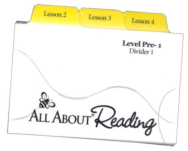 All About Reading, Pre-Reading - Dividers