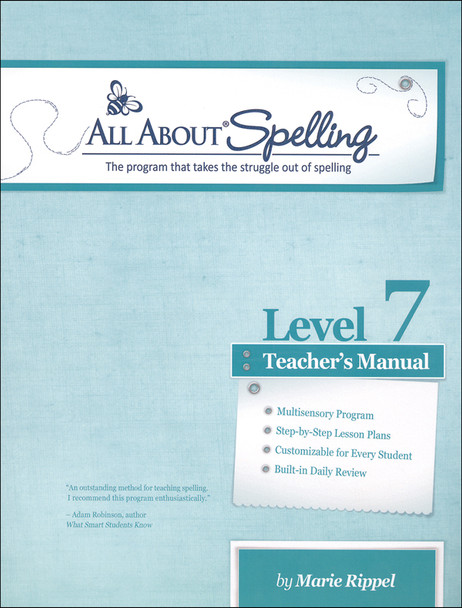 All About Spelling, Level 7 - Teacher's Manual