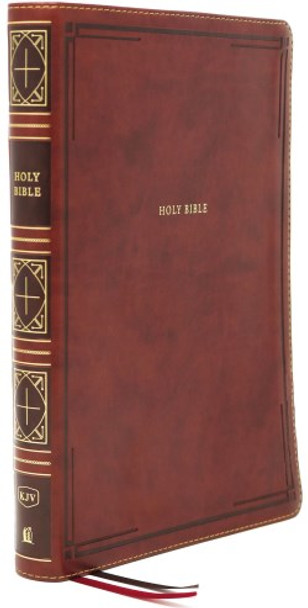 Giant Print Thinline Bible, Indexed (Brown Leathersoft) KJV