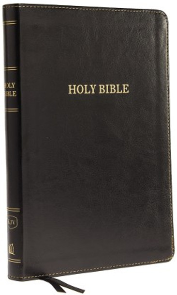 Large Print Thinline Bible, Indexed (Black Leathersoft) KJV