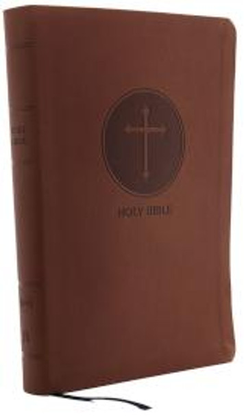 Giant Print Reference Bible (Brown Leathersoft) KJV