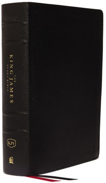 King James Study Bible: Full Color, Indexed (Genuine Leather, Black)