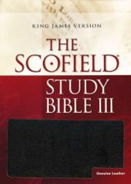 The Scofield Study Bible III, Indexed, KJV (Genuine Leather, Black)