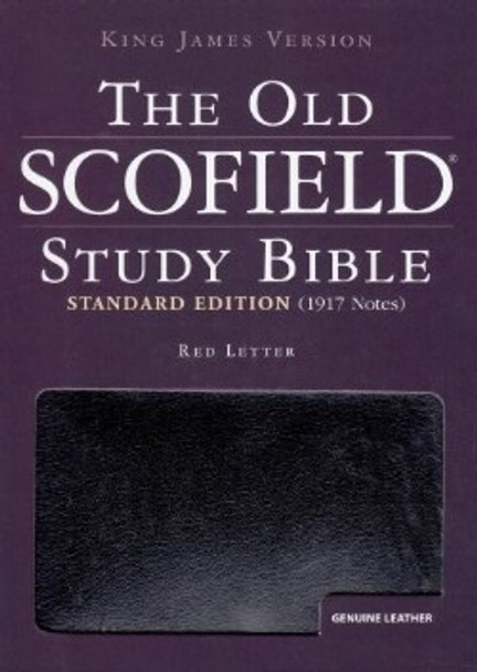 The Old Scofield Study Bible: Standard Edition, Indexed, KJV (Genuine Leather, Black)