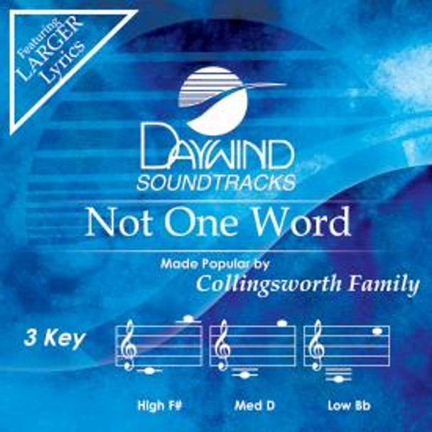 Not One Word - Soundtrack CD (Collingsworth Family)