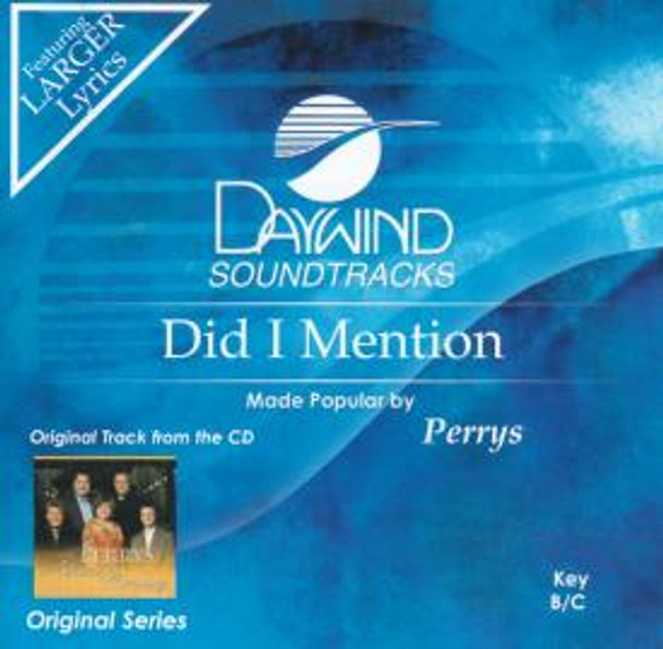 Did I Mention - Soundtrack CD (The Perrys)