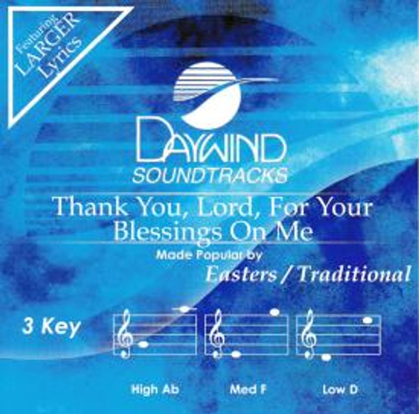 Thank You Lord For Your Blessing - Soundtrack CD (Jeff Easter)