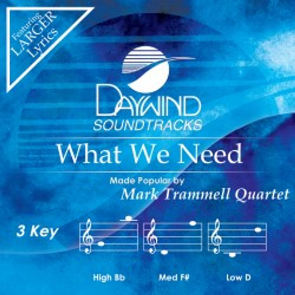 What We Need - Soundtrack CD (Mark Trammell Quartet)
