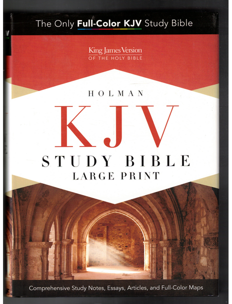 Holman KJV Study Bible Large Print Full-Color by Holman Bible Publishers